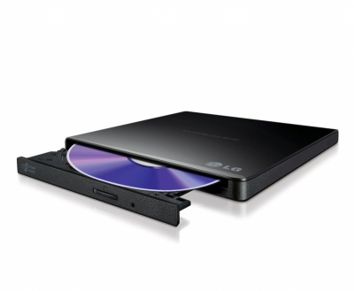 Imagine DVD Writer extern Negru retail, LG GP57EB40