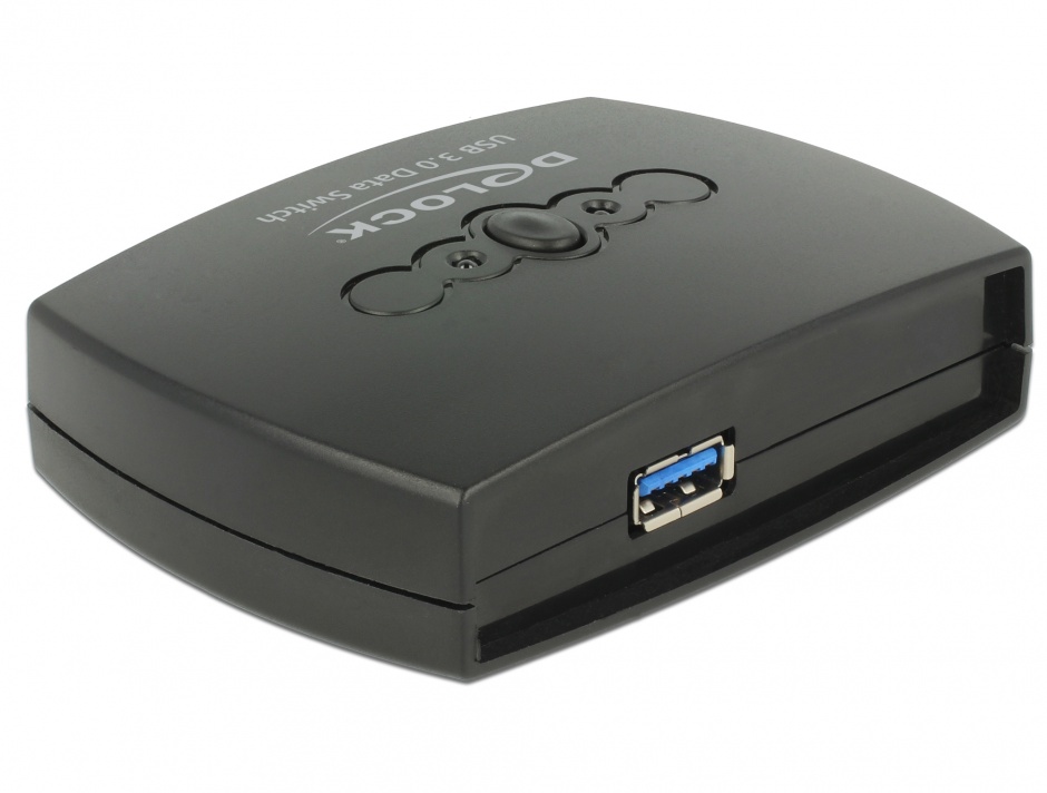 Imagine Distribuitor / Switch USB 3.0 2 PC x 1 periferica, Delock 87723