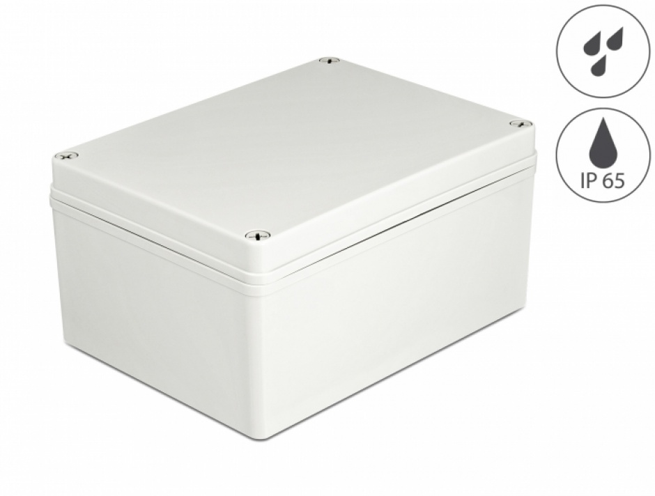 Imagine Carcasa de instalare IP65 waterproof 200 x 150 x 100 mm, Delock 60445