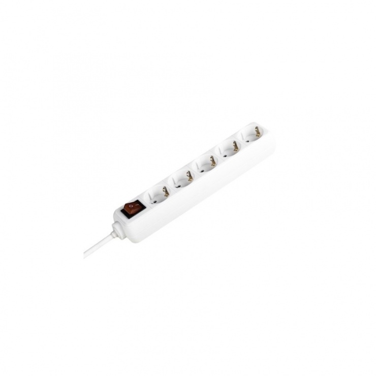 Imagine Prelungitor 5 prize Schuko 3m Alb, Bachmann BM-3812565