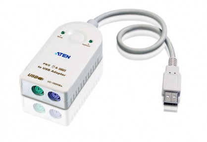 Convertor PS/2 la USB monobloc 30cm, ATEN UC100KMA
