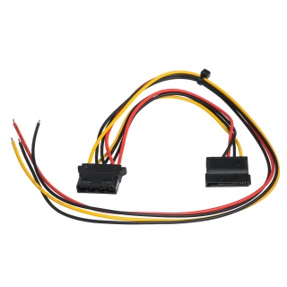 Cablu de alimentare Molex 4 pini + SATA 15 pini la fire deschise, AK-SC-23